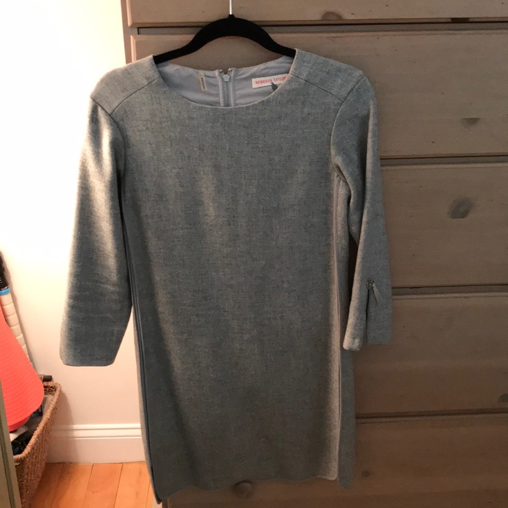 Like new Rebecca Taylor grey knit dress